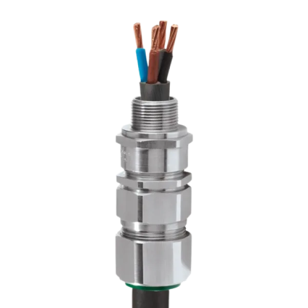 E1FU | Ex eb, Ex db, Ex nR, Ex ta | Explosive Atmosphere Cable Gland For all types of Armoured cables