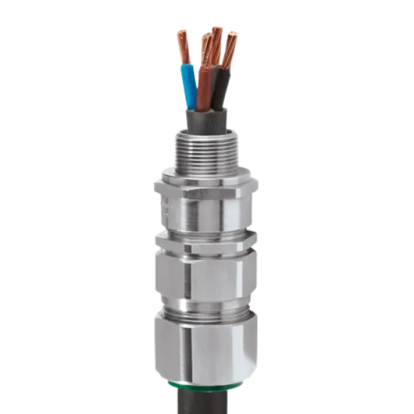 E1FX | Ex eb, Ex db, Ex nR, Ex ta | Explosive Atmosphere Cable Gland For Braid & Steel Tape Armoured Cables